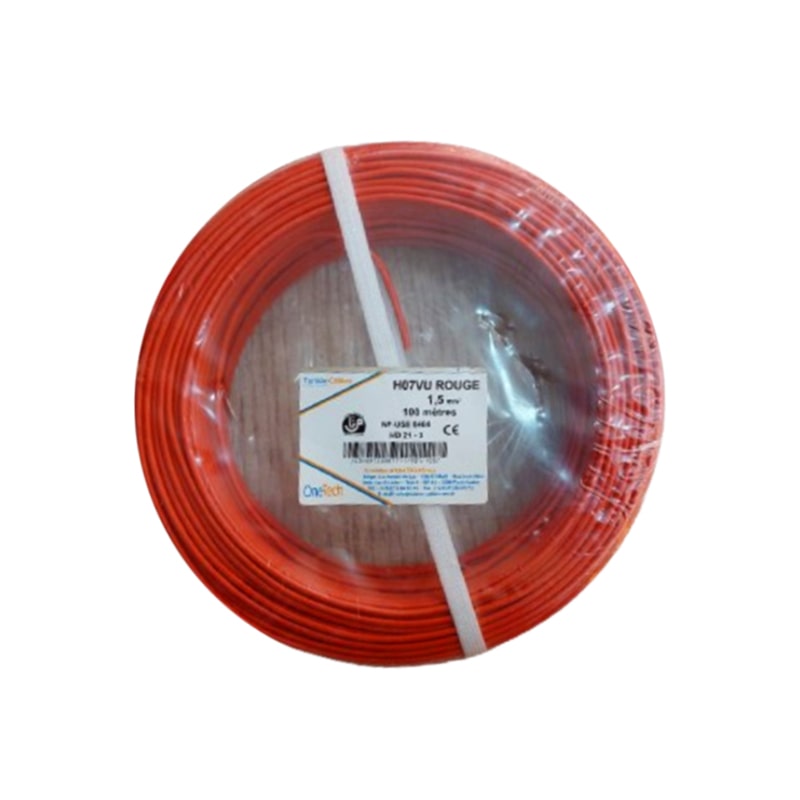 013FICO1-5R : FIL CONDUCTEUR RIGIDE 1,5mm